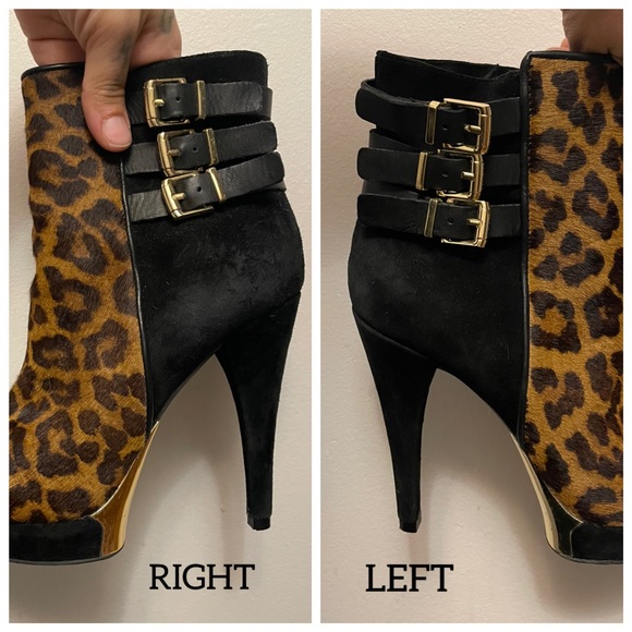 The Wishbone Collection Leopard booties size 8 - Picture 14 of 16